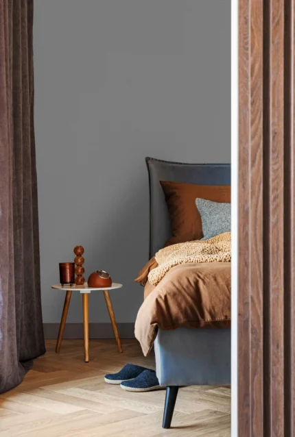 Gray Embossed Wallpaper – Understated Glittering (24202-10)